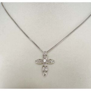 Sterling Silver 925 Chain w/Cross Pendant